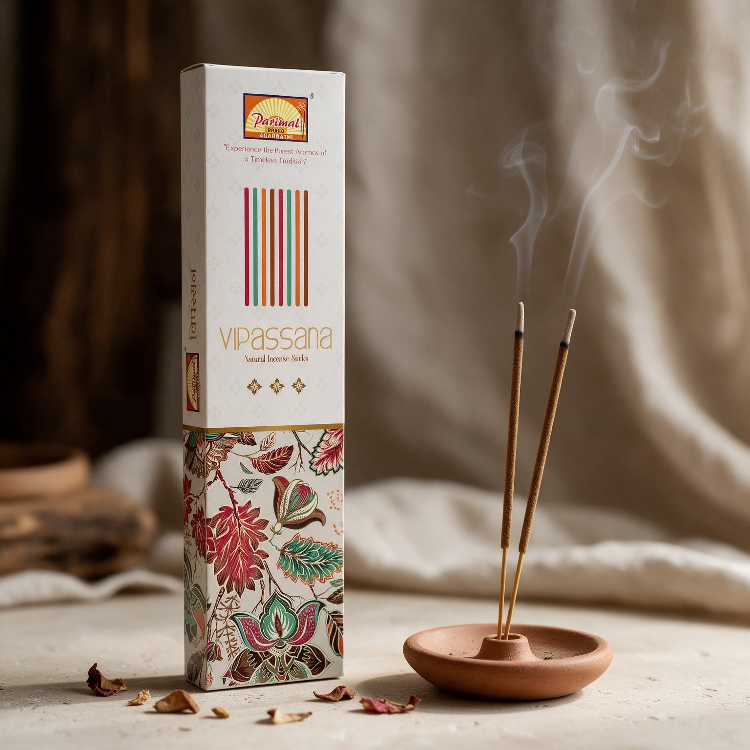 Parimal Natural Incense Sticks | Premium Agarbatti Collection, 6 Fragrances |