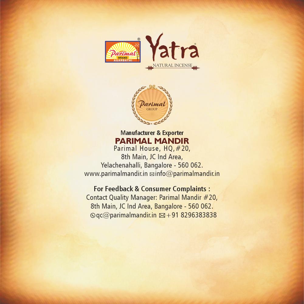 Yatra Incense Sticks (250 g Jumbo Pack) – Premium Sandalwood & Resin Temple Agarbatti for Daily Puja & Meditation