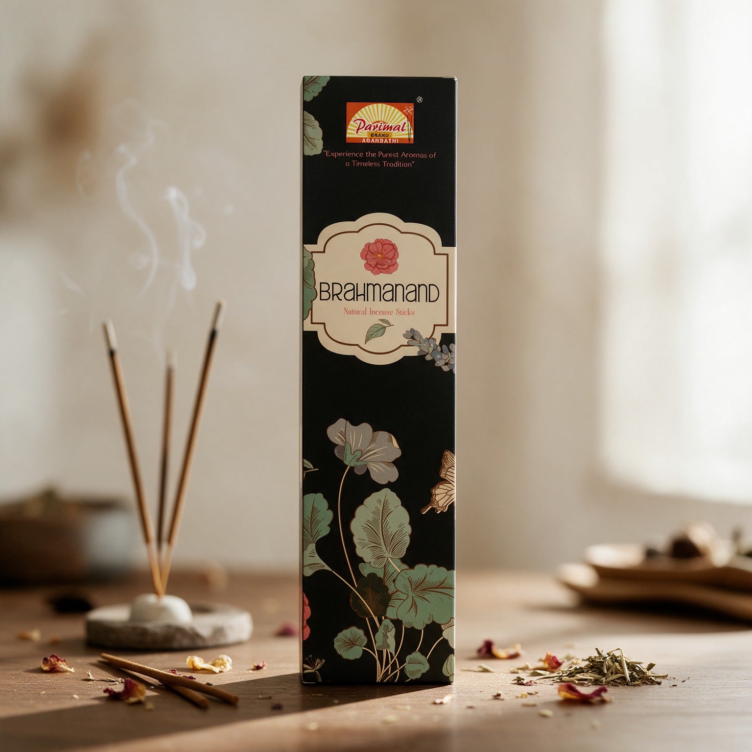 Parimal Natural Incense Sticks | Premium Agarbatti Collection, 6 Fragrances |