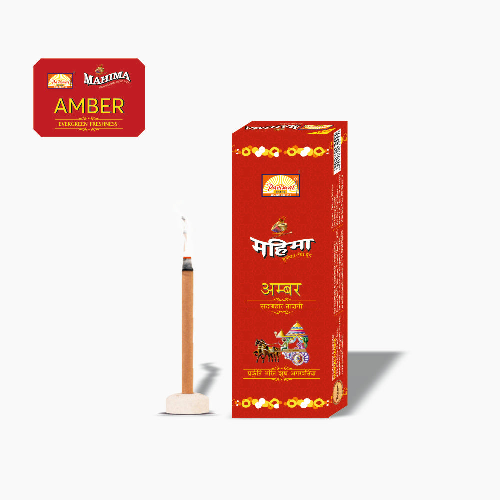 Parimal Mahima Jumbo Dhoop Sticks | | Pack of 12-25 Grams X 12 = 300G | Aromatic Jumbo Dhoop Sticks |