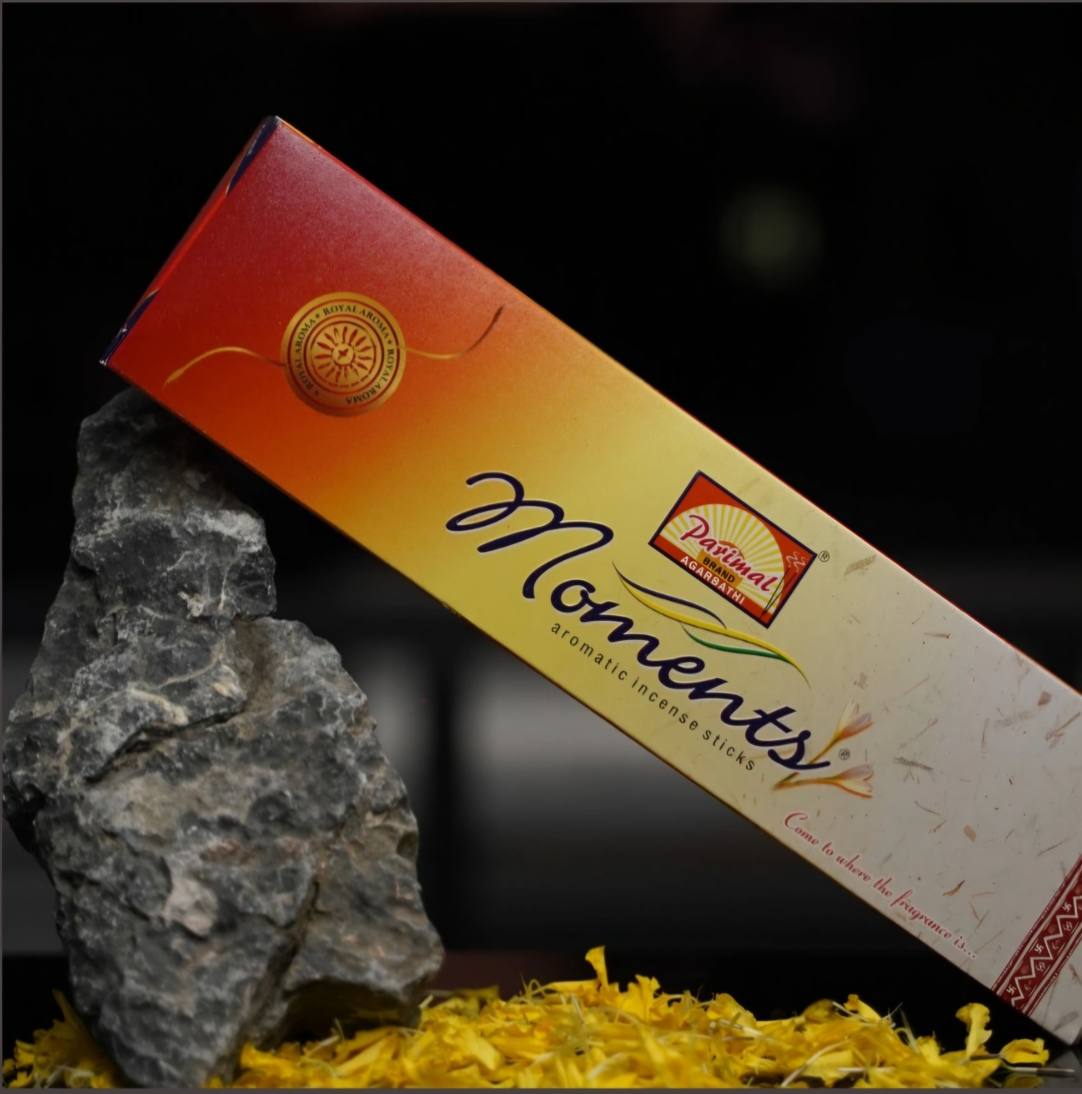Parimal Moments Floral & Sandal Incense/Agarbatti Sticks | 100 - 120  Sticks (240 gm) |Agarbatti for Pooja, Meditation & Daily Use | Traditional Indian Fragrance |Each 80 Gram|Pack of 3