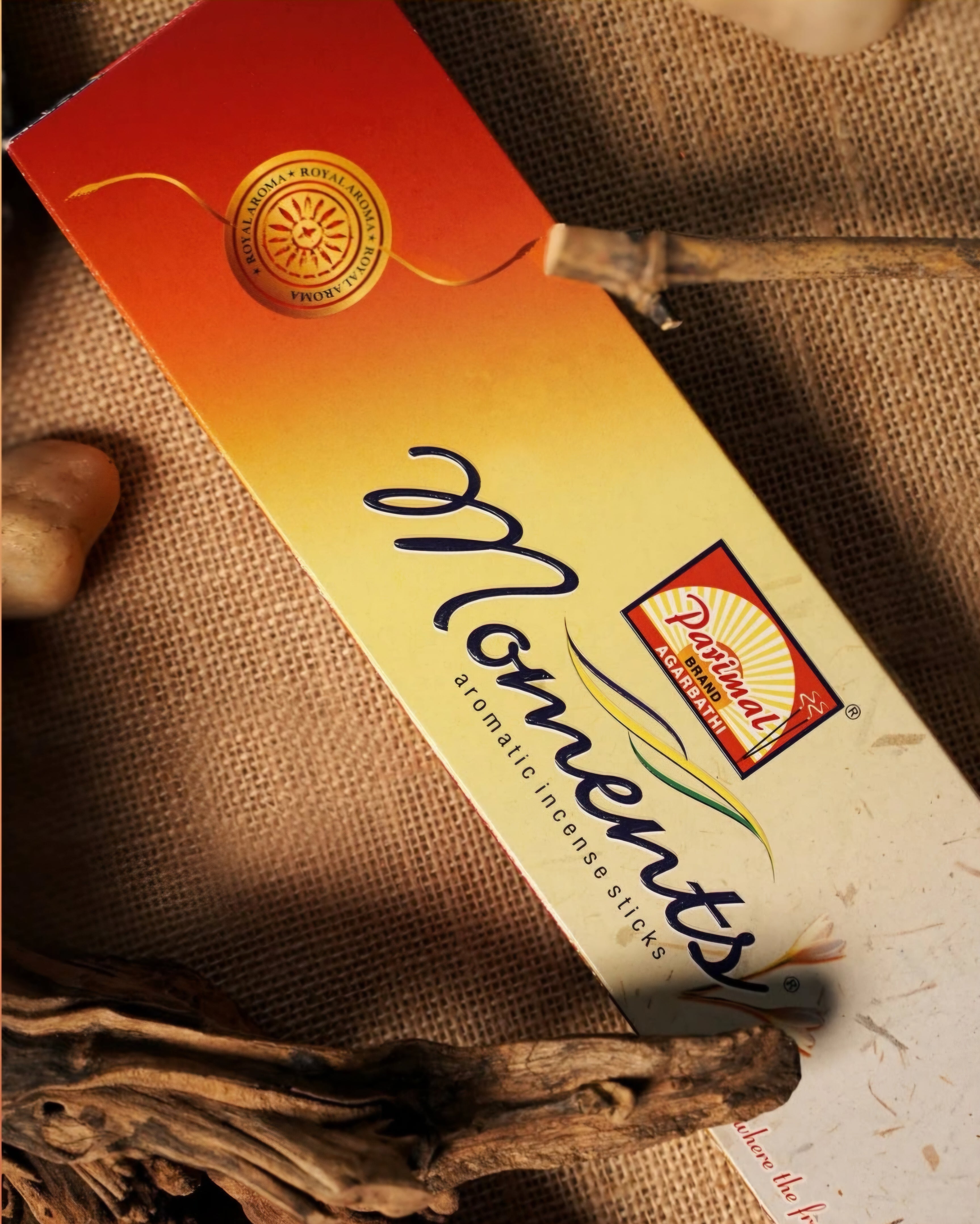 Parimal Moments Floral & Sandal Incense/Agarbatti Sticks | 100 - 120  Sticks (240 gm) |Agarbatti for Pooja, Meditation & Daily Use | Traditional Indian Fragrance |Each 80 Gram|Pack of 3