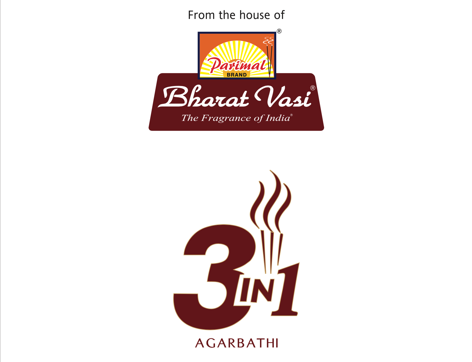 Parimal 3 in 1 Jumbo  Incense Sticks | Kool Khus, Iscent & Grandiflora Fragrance | Long Lasting Agarbatti for Puja, Meditation & Home Fragrance | Natural Aroma | 210g x 2 Packs (420g)