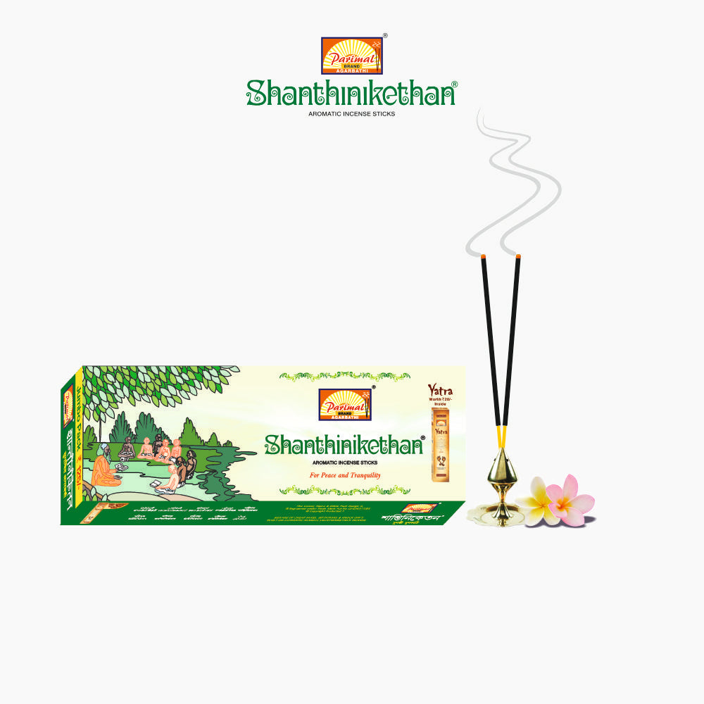 Parimal Shantinikethan Incense Sticks | Jumbo Pack | Pack of 3-180 Grams X 3 = 540 G | Aromatic Incense Sticks |