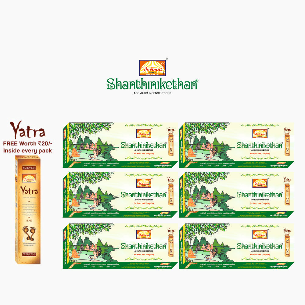 Parimal Shantinikethan Incense Sticks | Jumbo Pack | Pack of 3-180 Grams X 3 = 540 G | Aromatic Incense Sticks |