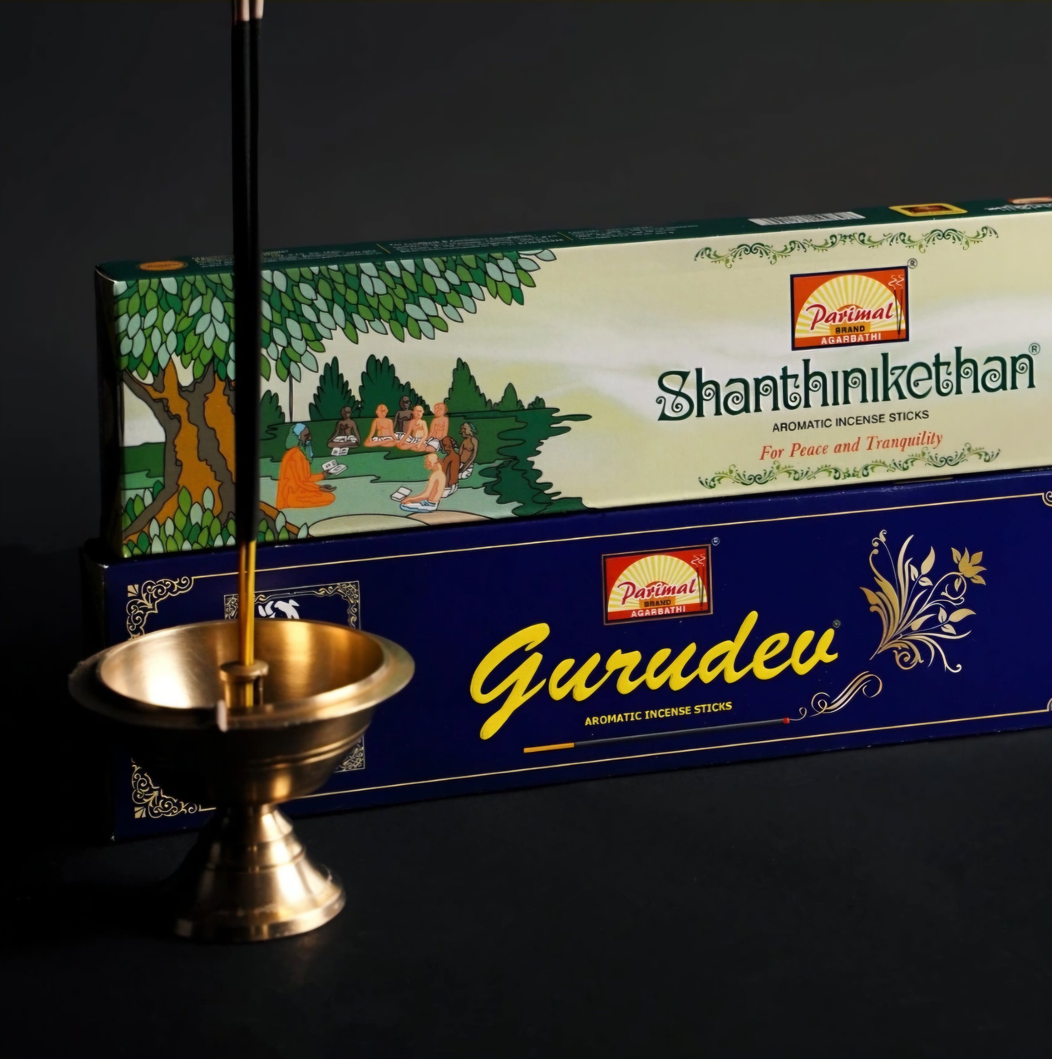 Parimal Shantinikethan Floral Agarbatti Sticks | 100 - 120 Sticks (270 gm) |Agarbatti for Pooja, Meditation & Daily Use | Traditional Indian Fragrance |Each 90 Gram|Pack of 3