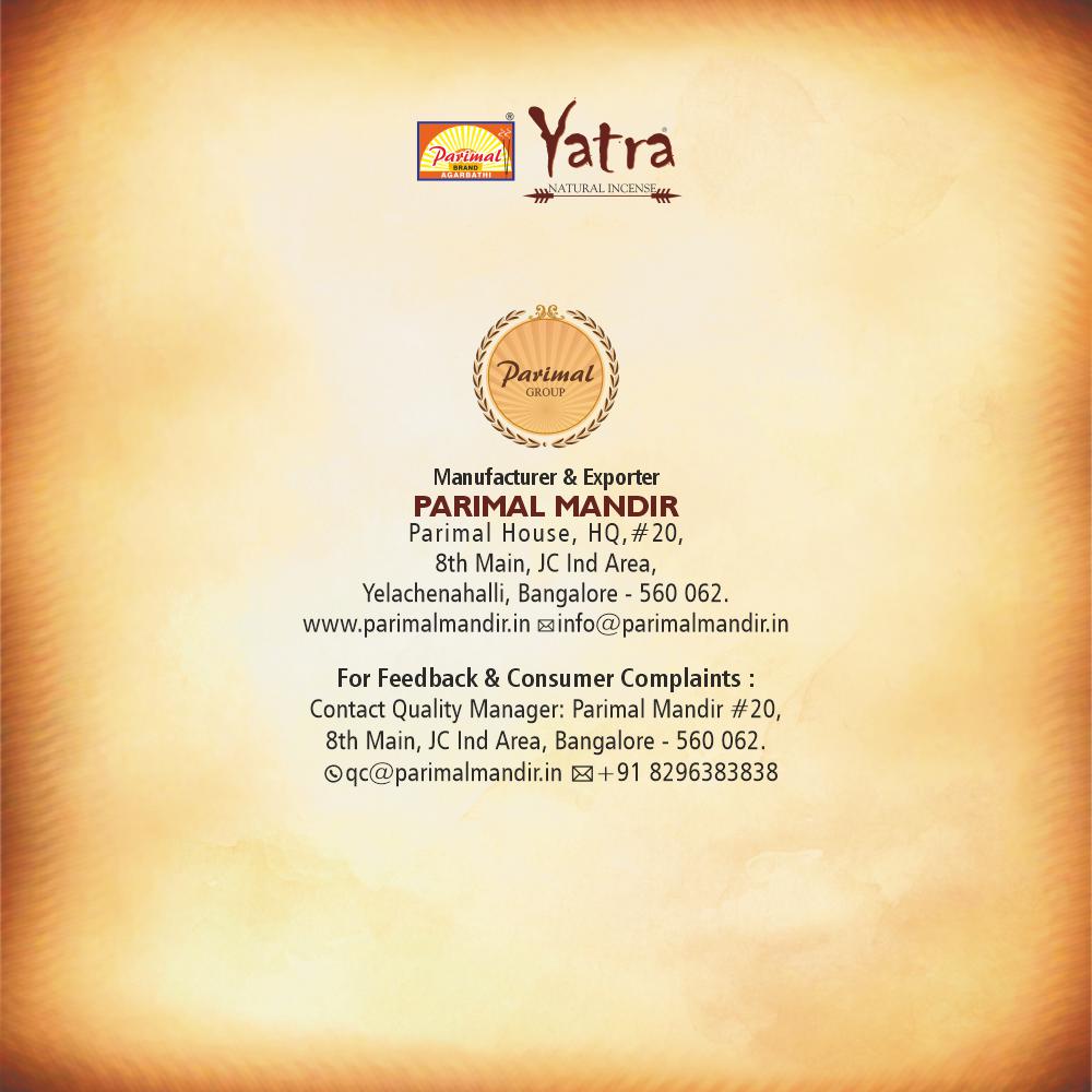 Yatra Incense Sticks 24 g, Pack of 12  – Hand-Rolled Sandal & Resin Agarbatti | Traditional Puja & Meditation Fragrance