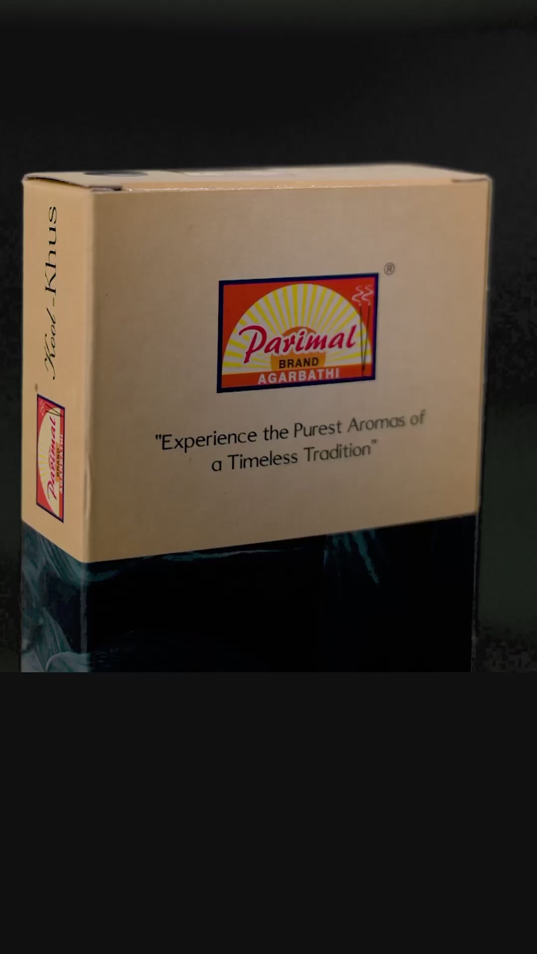 Parimal 100% Natural Charcoal‑Free (180-200 Sticks) (540 gm) | Vetiver (Kool Khus) Incense Sticks | Earthy Fragrance |(Each 90 gm)| Aromatic, Long‑Lasting Agarbatti for Meditation & Pooja | Pack of 3