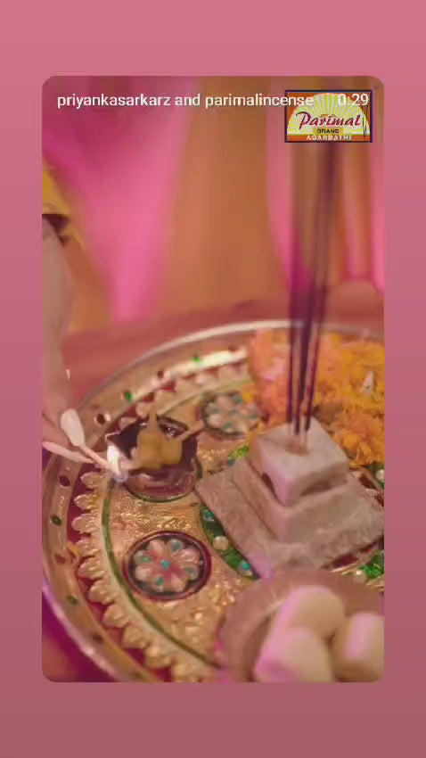 Parimal Gurudev Jumbo Dhoop Sticks | Pack of 12-25 Grams X 12 = 300 G | Aromatic Jumbo Dhoop Sticks |