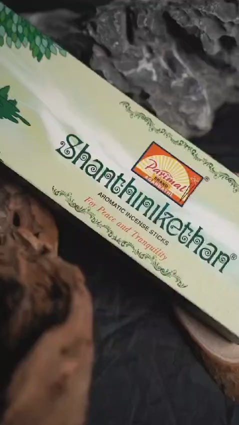 Parimal Shantinikethan Floral Agarbatti Sticks | 100 - 120 Sticks (270 gm) |Agarbatti for Pooja, Meditation & Daily Use | Traditional Indian Fragrance |Each 90 Gram|Pack of 3