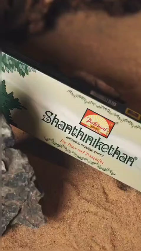 Parimal Shantinikethan Floral Agarbatti Sticks | 100 - 120 Sticks (270 gm) |Agarbatti for Pooja, Meditation & Daily Use | Traditional Indian Fragrance |Each 90 Gram|Pack of 3