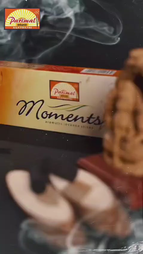 Parimal Moments Floral & Sandal Incense/Agarbatti Sticks | 100 - 120  Sticks (240 gm) |Agarbatti for Pooja, Meditation & Daily Use | Traditional Indian Fragrance |Each 80 Gram|Pack of 3